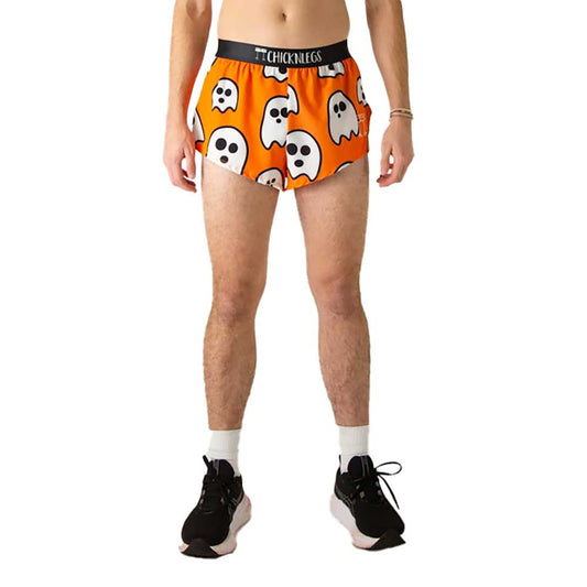 Men's Ghosts 2" Split Short - Orange Ghosts
