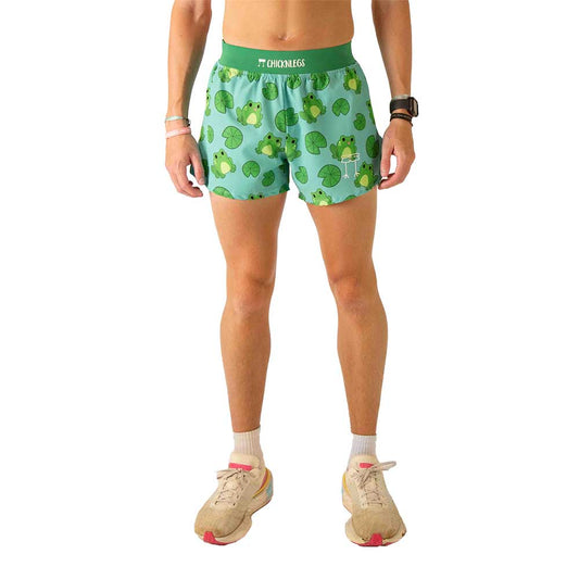 Men's Fartlek Froggies 4" Half Split Shorts - Frogs
