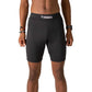 Men's Black 8" Half Tights - Black