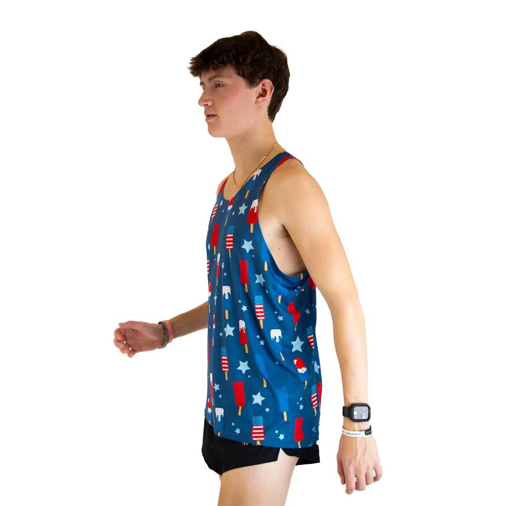 Men's USA Popsicles Performance Singlet - USA Popsicles