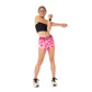 Women's Luv Pops  1.5" Split Shorts - Heart Lollipops