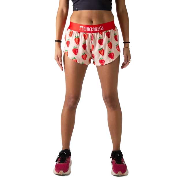 Women's Strawberry Szn 1.5" Split Short - Strawberries