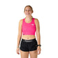 Women's Neon Pink PWR Crop Top - Neon Pink