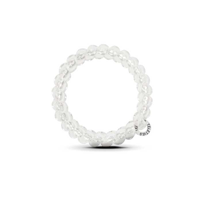 Hair Ties Large 3-Pack - Crystal Clear