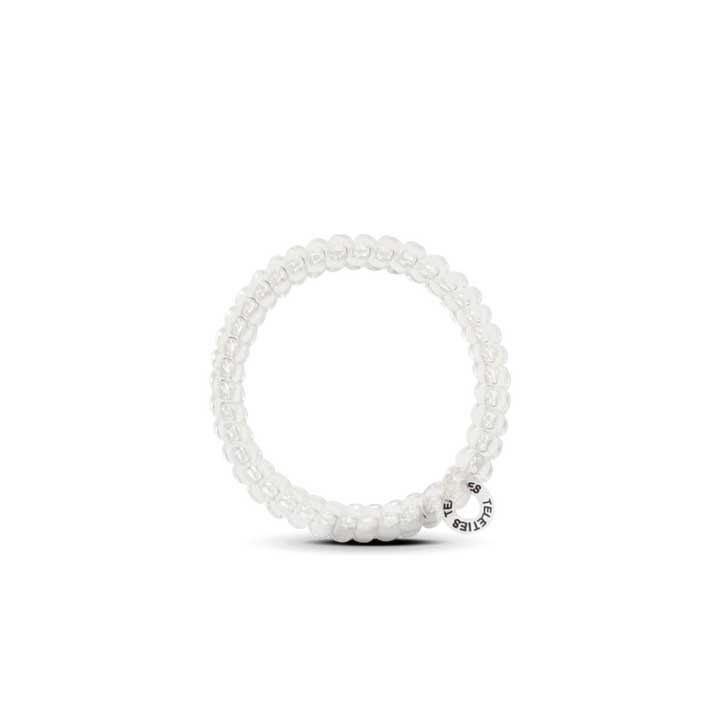 Hair Ties Small 3-Pack - Crystal Clear
