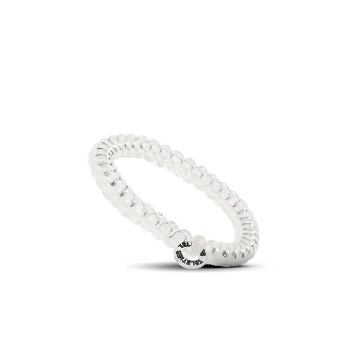 Hair Ties Small 3-Pack - Crystal Clear