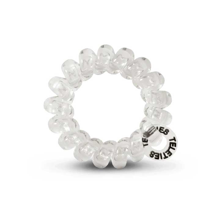 Hair Ties Tiny 5-Pack - Crystal Clear