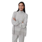 Women's Barker High Neck Sweat - Light Grey Marl
