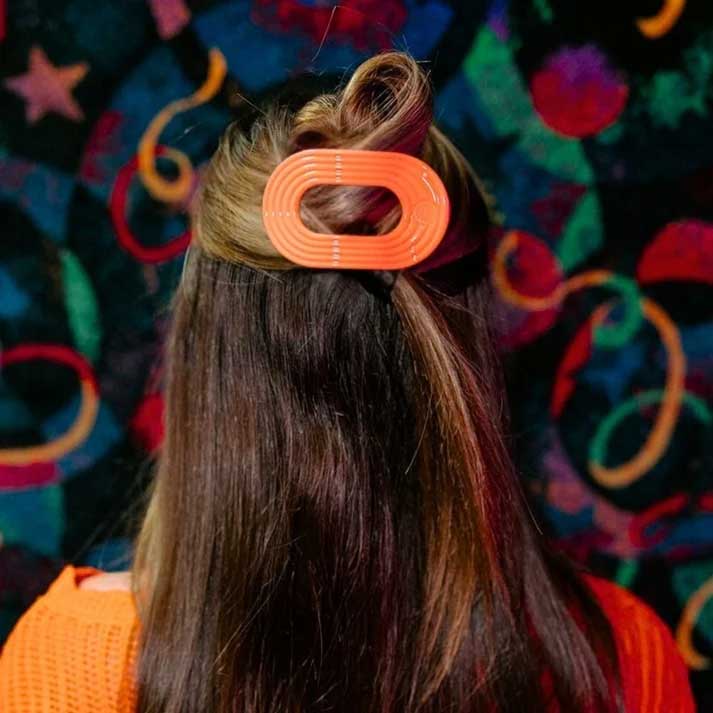 Flat Round Hair Clip Medium - Darty