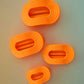 Flat Round Hair Clip Medium - Day Rave