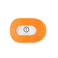 Flat Round Hair Clip Medium - Day Rave