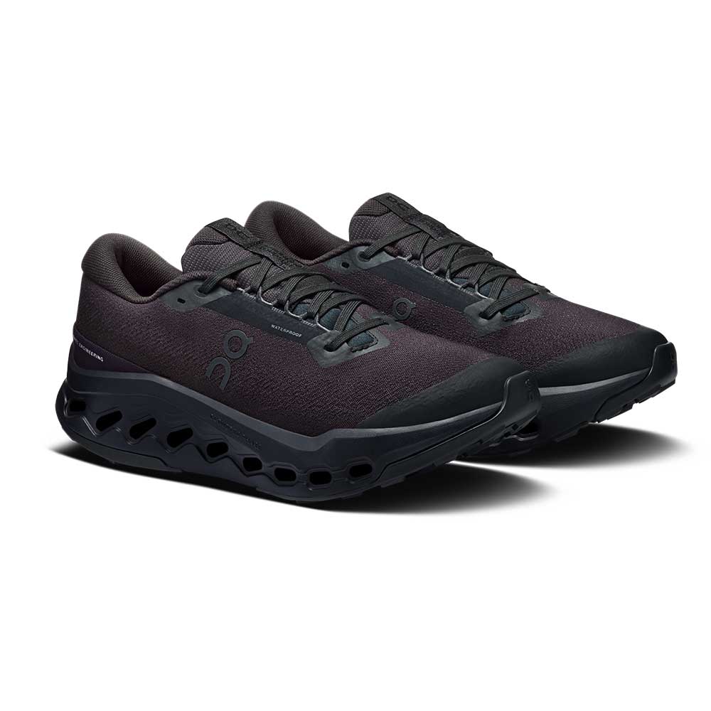 Women's Cloudsurfer Trail 2 Running Shoe - Black/Black - Regular (B)
