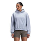 Chroma Wash Cropped Hoodie - Steel Horizon Chroma Wash
