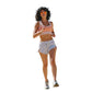 Women's Go To Stripe Bra - Burning Up
