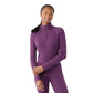 Women's Classic Thermal Merino Base Layer 1/4 Zip - Purple Iris Heather