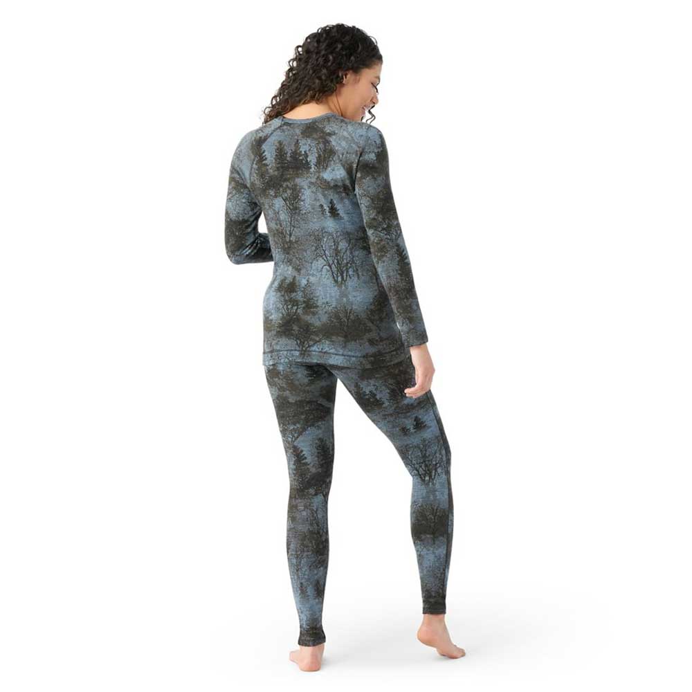 Women's Classic Thermal Merino Base Layer Crew - Black Forest