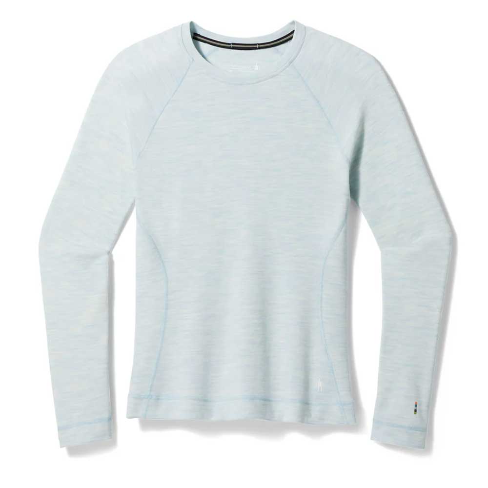 Women's Classic Thermal Merino Base Layer Crew - Winter Sky Heather