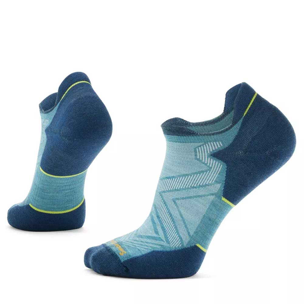 Unisex Run Targeted Cushion Low Ankle Socks - Cascade Green