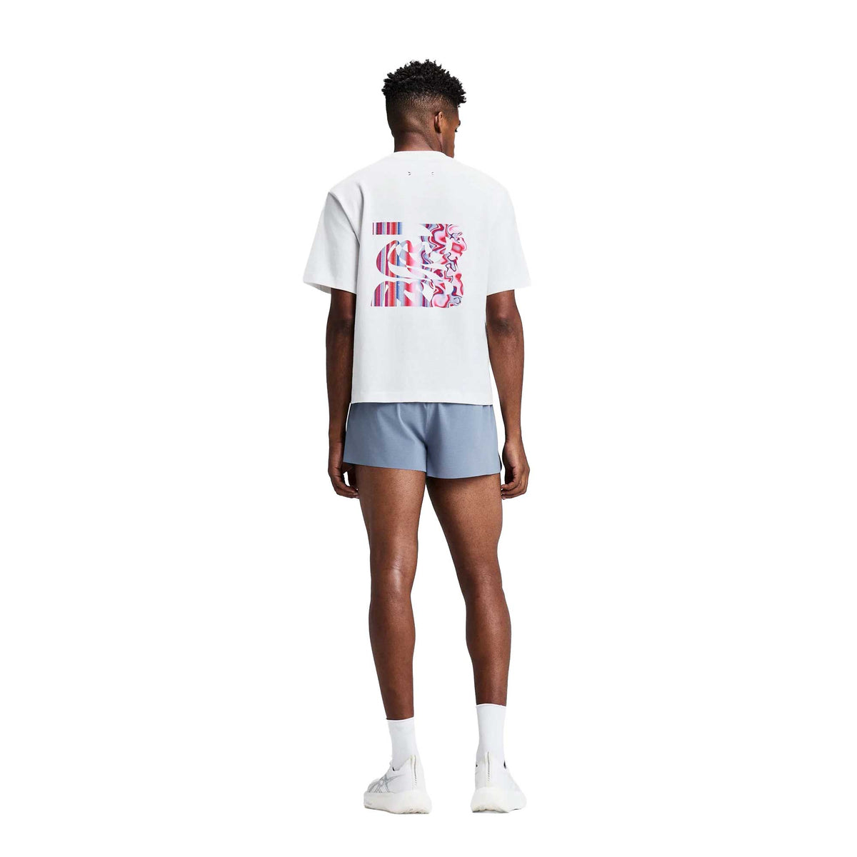 Crewneck Heavyweight Abbreviated Tee - White