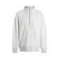 Women's Molly Half Zip Longline Sweat - Ivory Marl