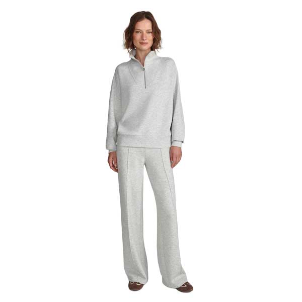 Women's The Wide Leg Pant 30 - Light Grey Marl