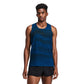 Men's CoolGrid™ Training Singlet - Thick Thin Line Bauhaus Blue