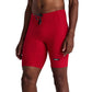 Men's Striped Cadence 1/2 Tights - Oxide Red