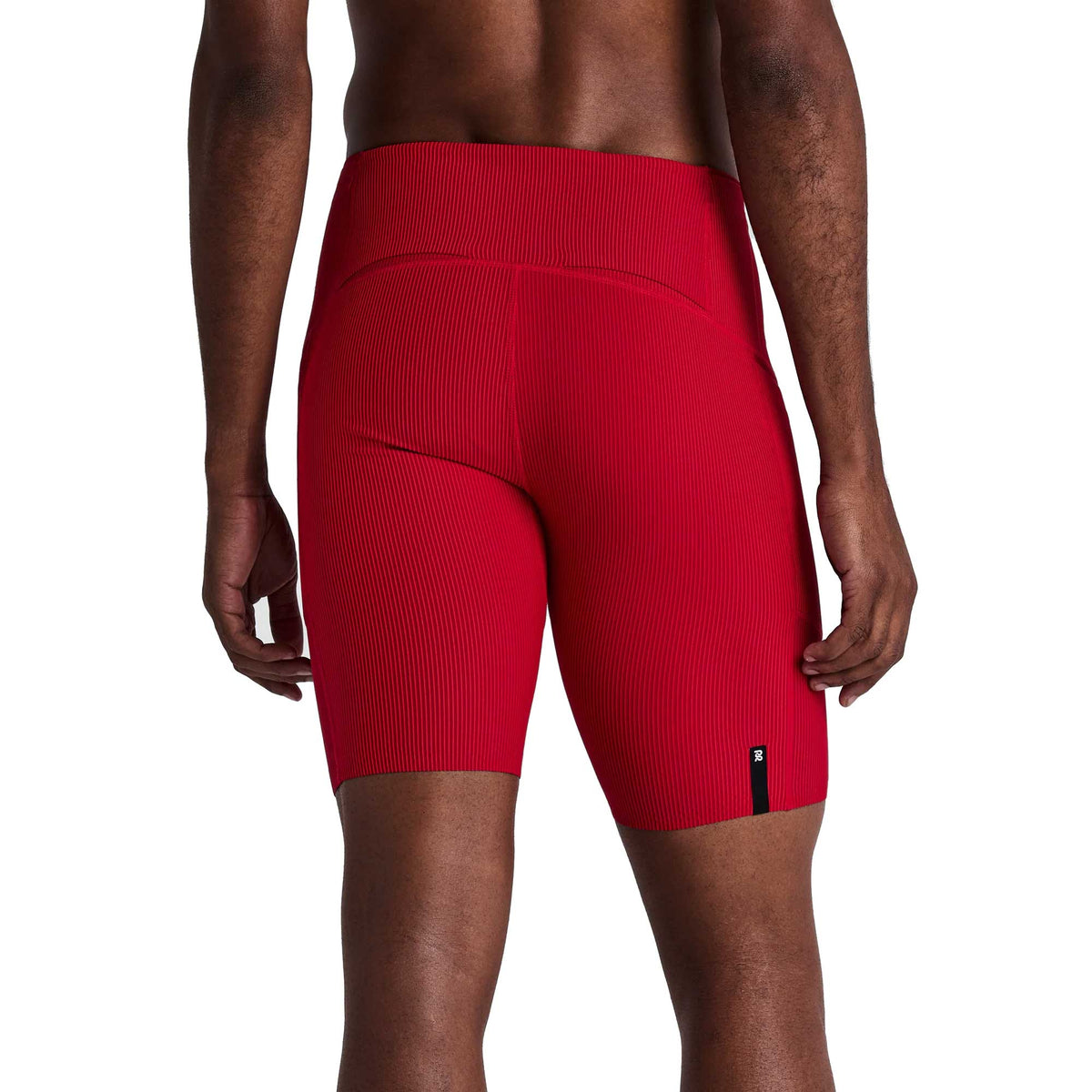 Men's Striped Cadence 1/2 Tights - Oxide Red