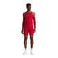 Men's Striped Cadence 1/2 Tights - Oxide Red