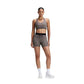 Women's Striped Cadense 5" Compression Short - Cocoa/Concrete Taupe