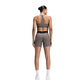 Women's Striped Cadense 5" Compression Short - Cocoa/Concrete Taupe