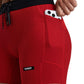 Women's Striped Cadence 5" Compression Short - Oxide Red/Signal Red