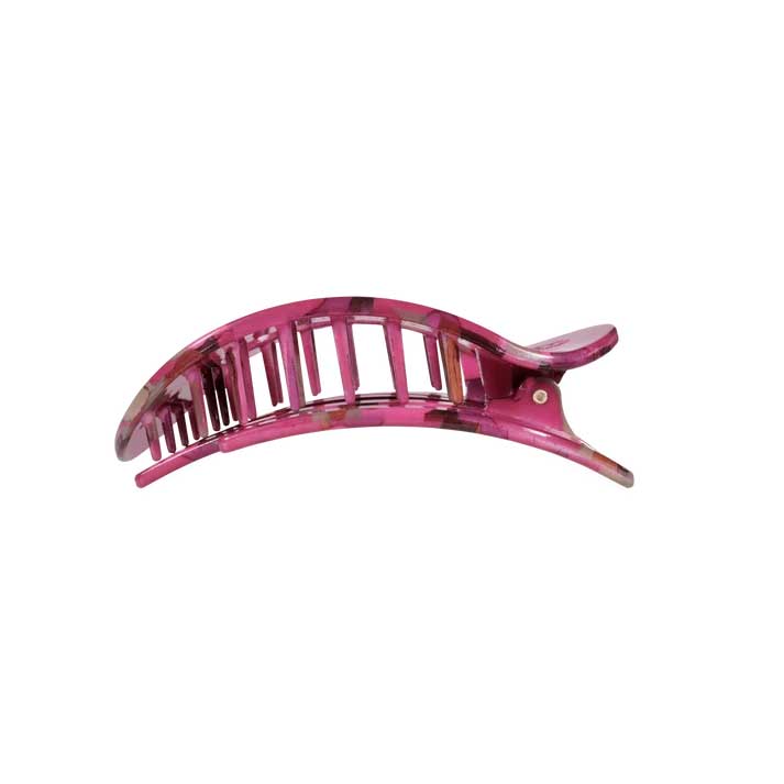 Flat Round Hair Clip Medium - Garden Glam