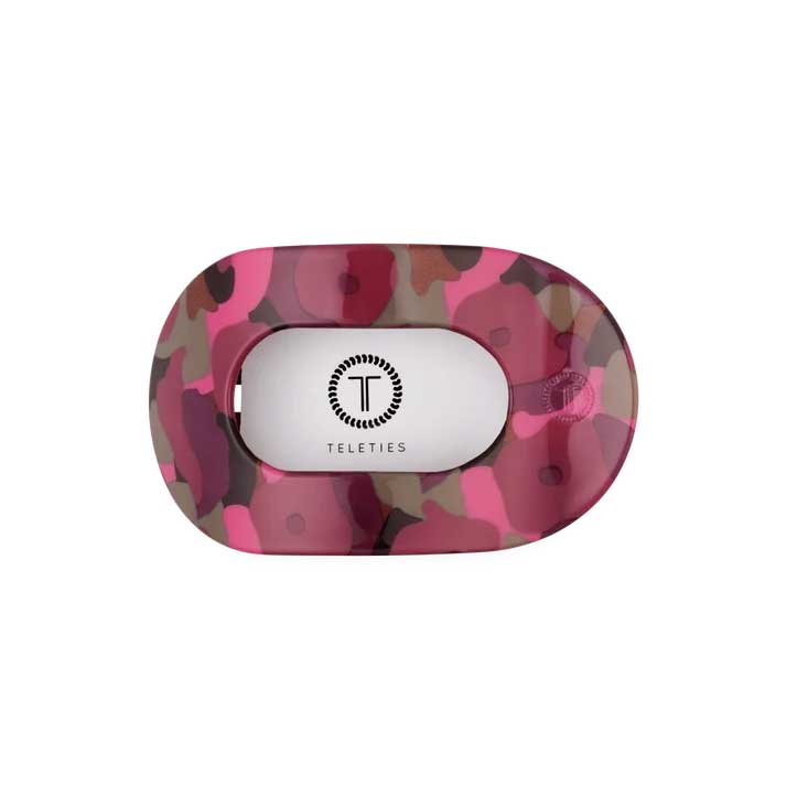 Flat Round Hair Clip Medium - Garden Glam