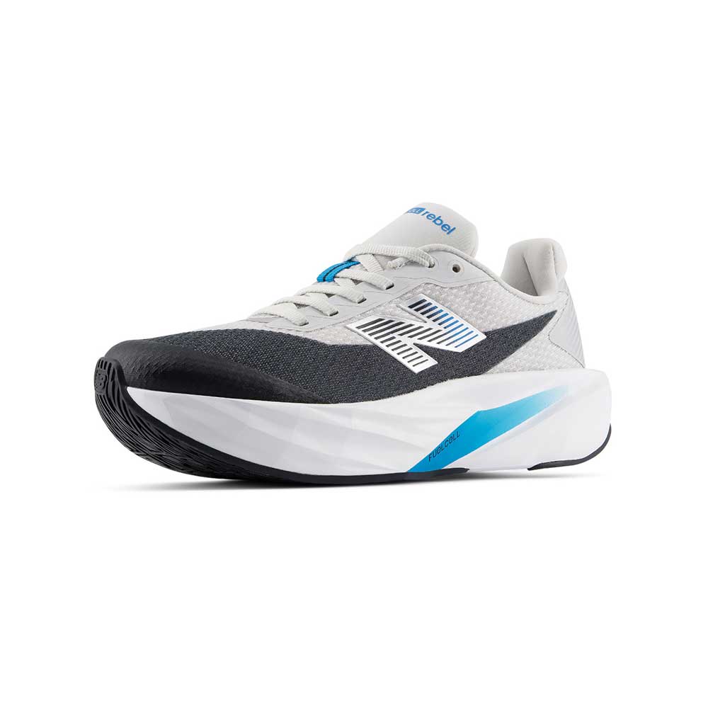 Youth FuellCell Rebel Lace Running Shoe - Grey Matter/Black - Medium