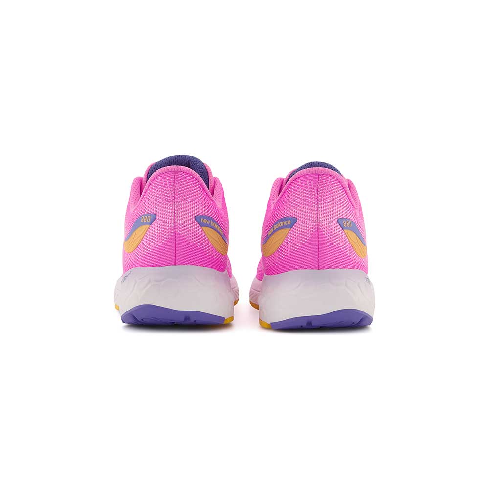 Youth Fresh Foam X 880v12 Big Kids Running Shoe - Vibrant Pink/Vibrant Apricot - Regular (M)