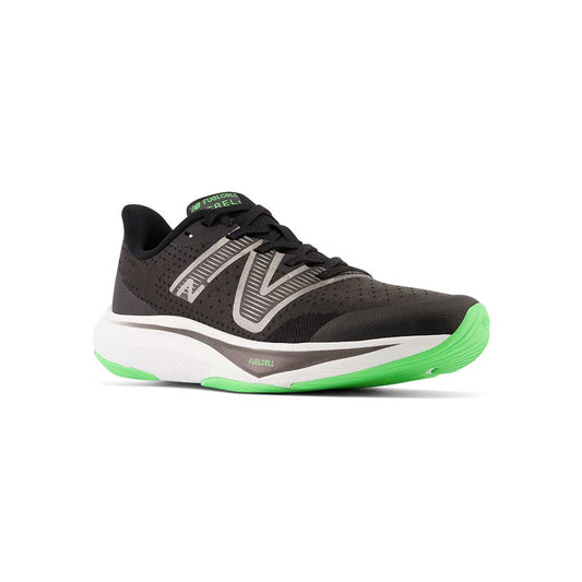 Youth FuelCell Rebel v3 Running Shoe - Black/Vibrant Spring - Regular (M)