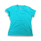 Women's Short Sleeve Melange Shirt- Green
