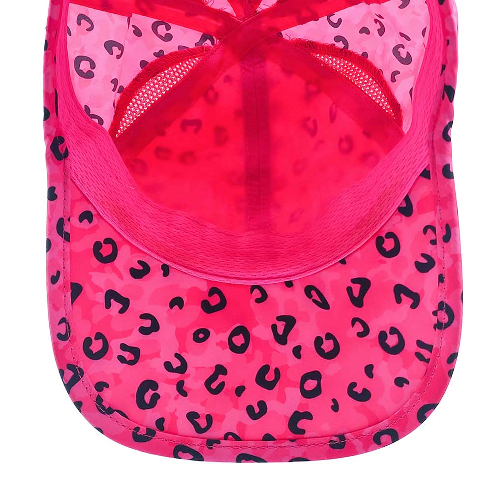Jag Camo Fuchsia Ponytail Hat