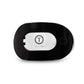 Flat Round Hair Clip Medium - Jet Black