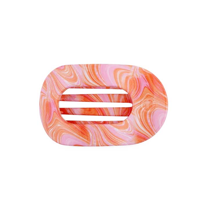 Flat Round Hair Clip Medium - Just Keep Swimming