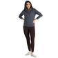 Women's Bamboo Lightweight Fleece Cropped Hoody - Storm Cloud