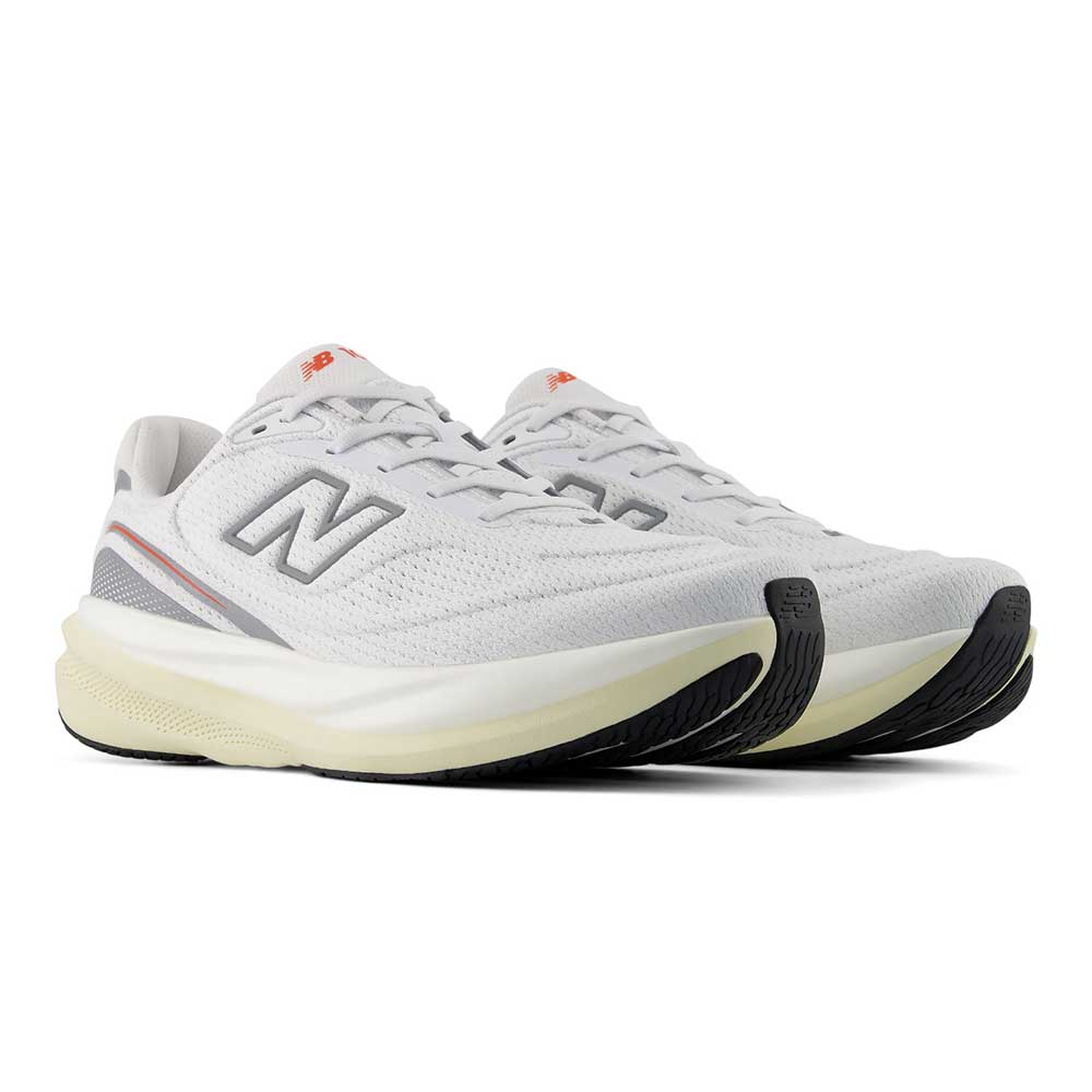 Men's 1080v15 Running Shoe - NB 103 White/Neo Flame - Regular (D)