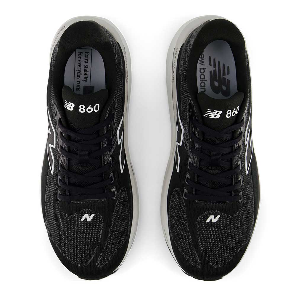 Men's Fresh Foam X 860v15 Running Shoe - Black/NB 103 White - Regular (D)