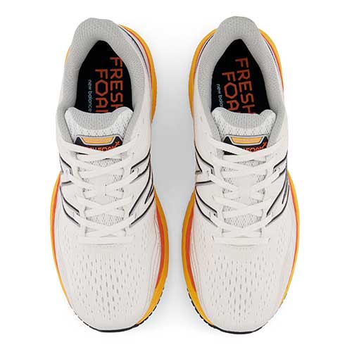 Men's Fresh Foam 860v12 Running Shoe - White/Vibrant Apricot - Regular (D)