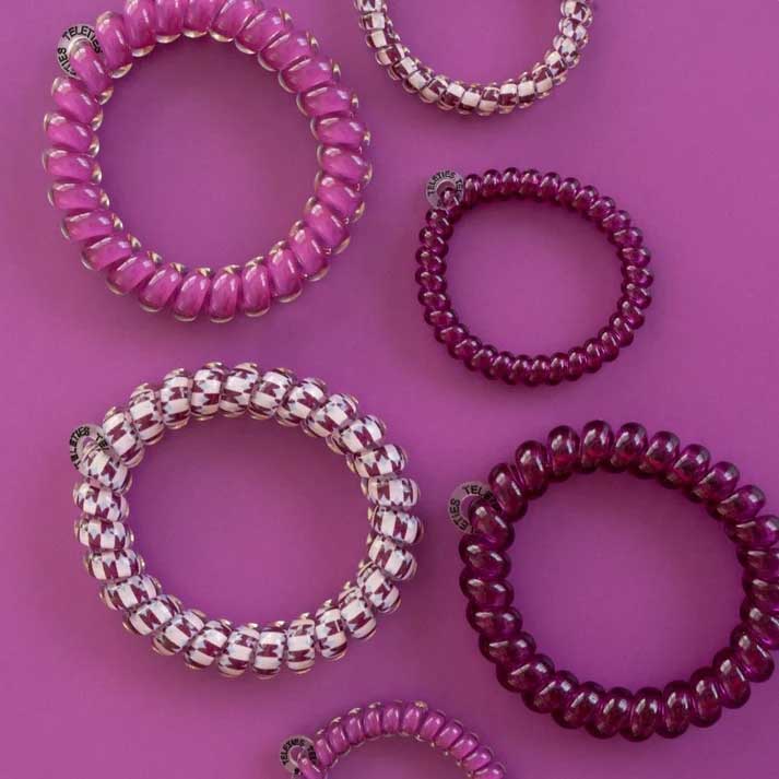 Hair Ties Large 3-Pack - Merlot After Midnight
