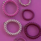 Hair Ties Large 3-Pack - Merlot After Midnight