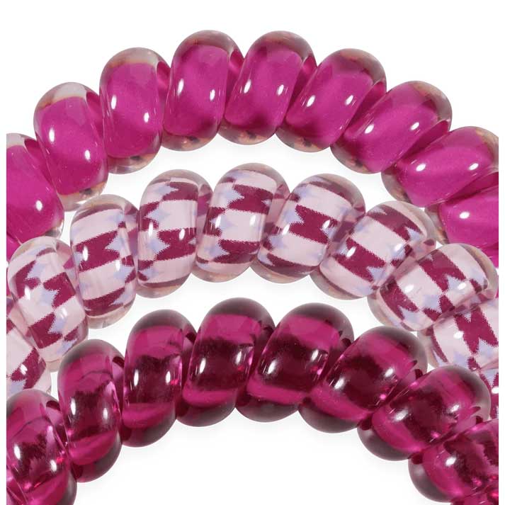 Hair Ties Large 3-Pack - Merlot After Midnight