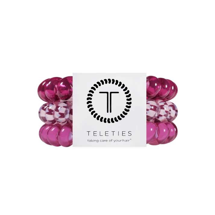 Hair Ties Large 3-Pack - Merlot After Midnight