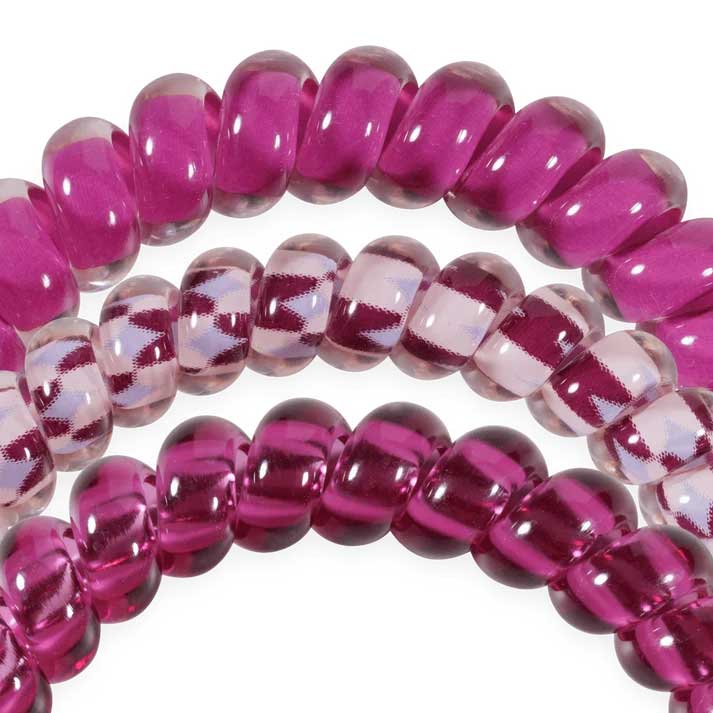 Hair Ties Small 3-Pack - Merlot After Midnight